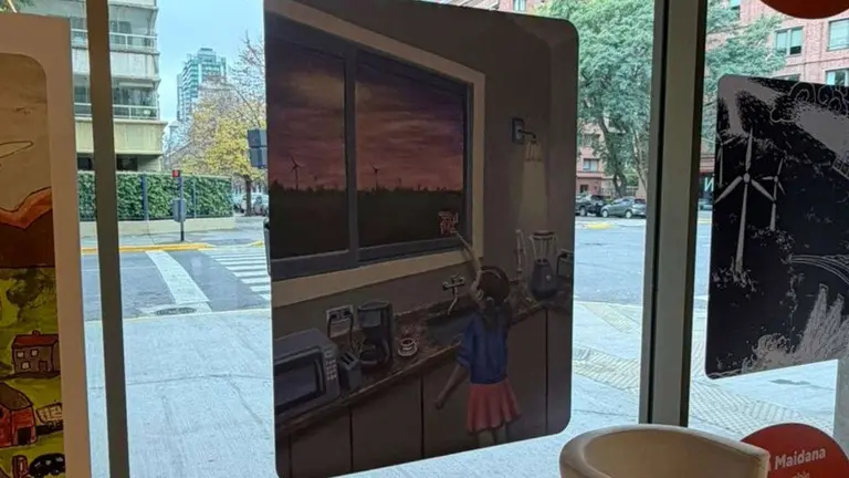 Galicia transforma su sucursal de Puerto Madero en una exhibición de arte