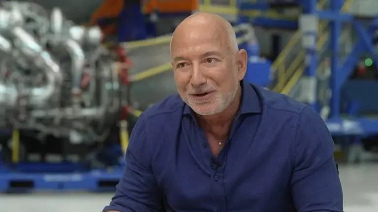 Jeff Bezos en Blue Origin