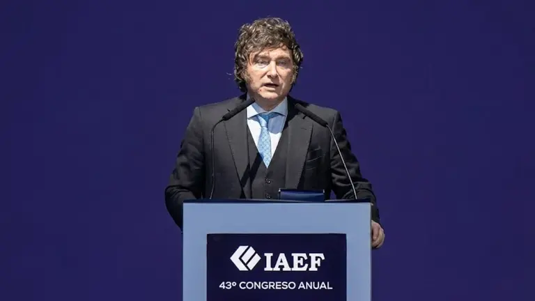 milei en IAEF