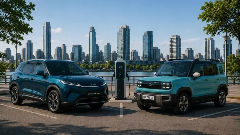 BYD Yuan Pro versus Chevrolet Spark: cuál de los dos autos SUV eléctricos chinos conviene