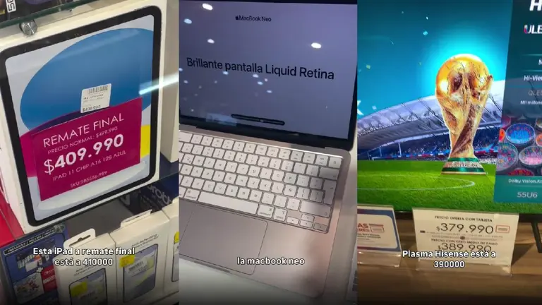 ¿Sigue conviniendo comprar tecnología en Chile?: Influencer mostró precios de celulares, TV y más