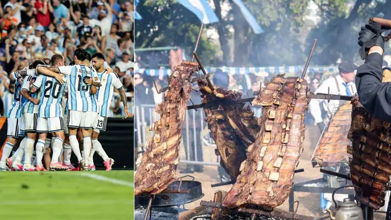 El asado no puede faltar: la Selección llevó al Mundial 500 kilos de carne desde Argentina