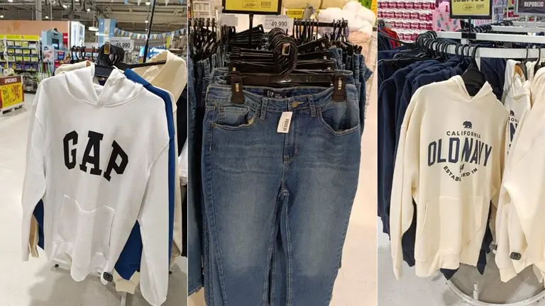 Supermercado Carrefour vende buzos y jeans marca Gap con descuento: cuánto salen