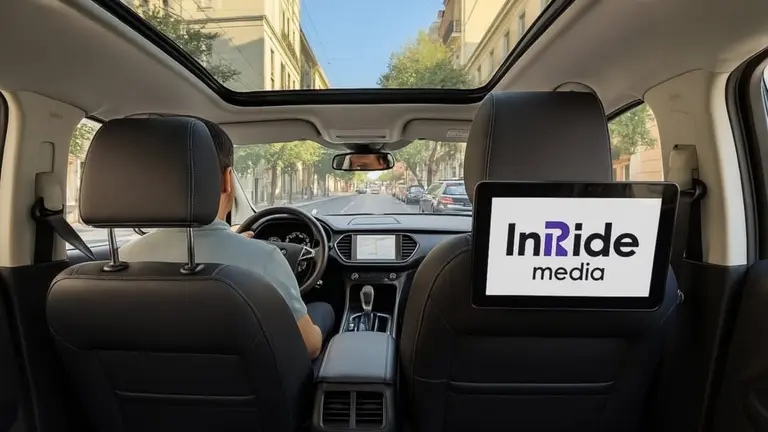 Convirtieron el asiento trasero de un Uber en el mejor metro cuadrado publicitario de Buenos Aires