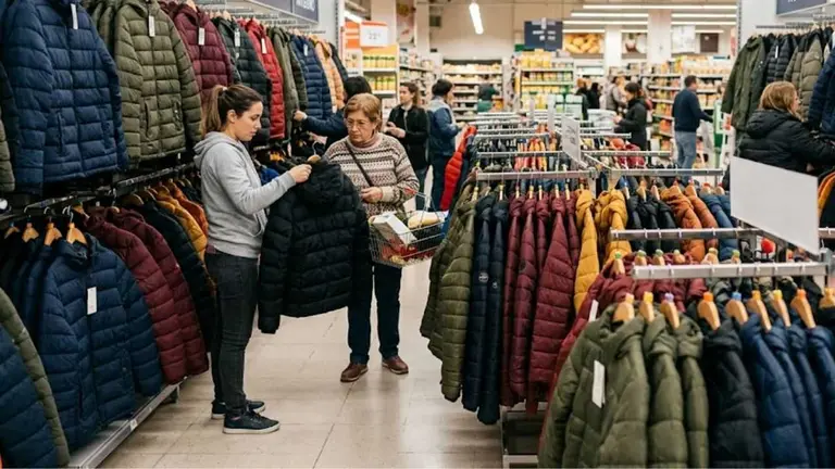 Supermercado liquida camperas desde $20.000 y en cuotas sin interés