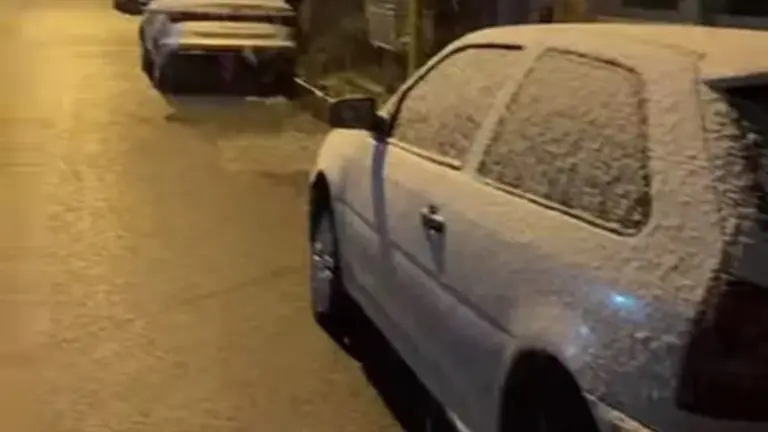 VIDEO | Buenos Aires bajo cero: nevó en algunas ciudades y la ola polar encendió alertas por frío extremo en AMBA