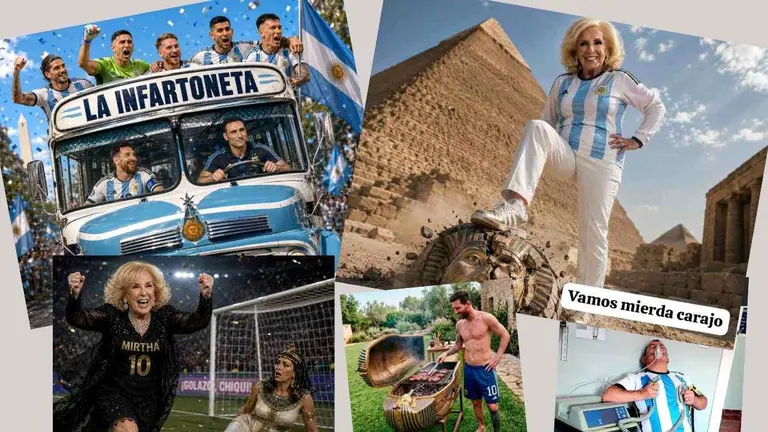 Desde Mirtha Legrand hasta Tutankamón: los mejores memes del triunfo de la Selección argentina ante Egipto