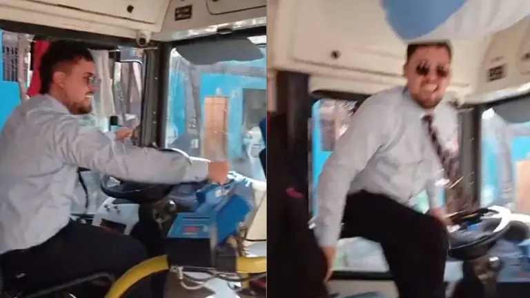 El gesto de un chofer tras el gol de Argentina que conmovió a todos: frenó el colectivo y festejó con los pasajeros