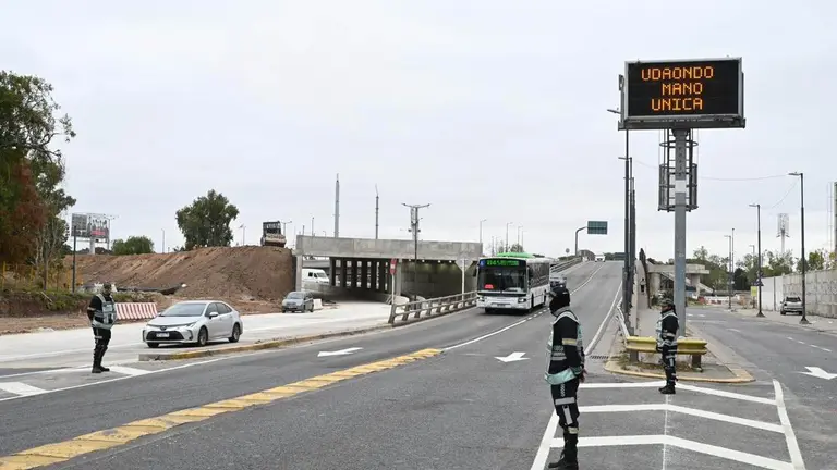 Cortes de tránsito durante el finde largo por una de las obras más importantes de la Capital