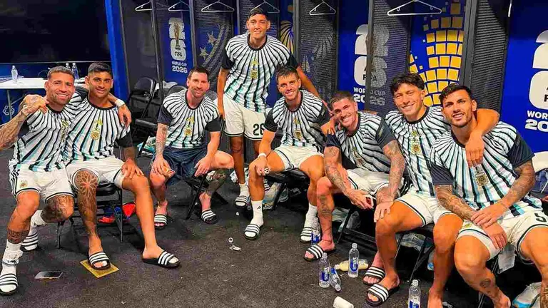 Un video muestra el festejo de los jugadores argentinos por el triunfo ante Suiza