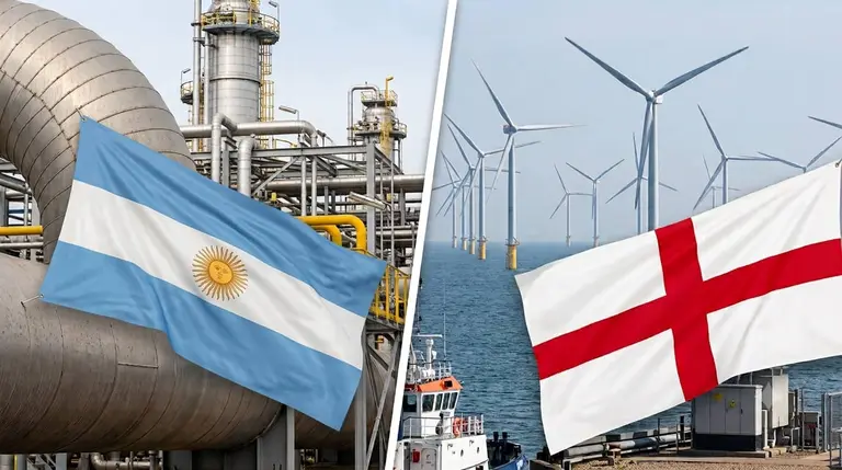 Argentina Inglaterra en energía