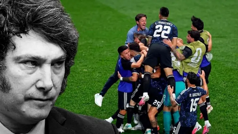 Milei reiteró que el reclamo de soberanía Malvinas será por vía diplomática y habló del gesto que tuvo la Selección