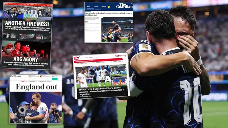 De "Los inmortales" a "La cabeza de Dios", las tapas que celebraron la remontada de Argentina ante Inglaterra