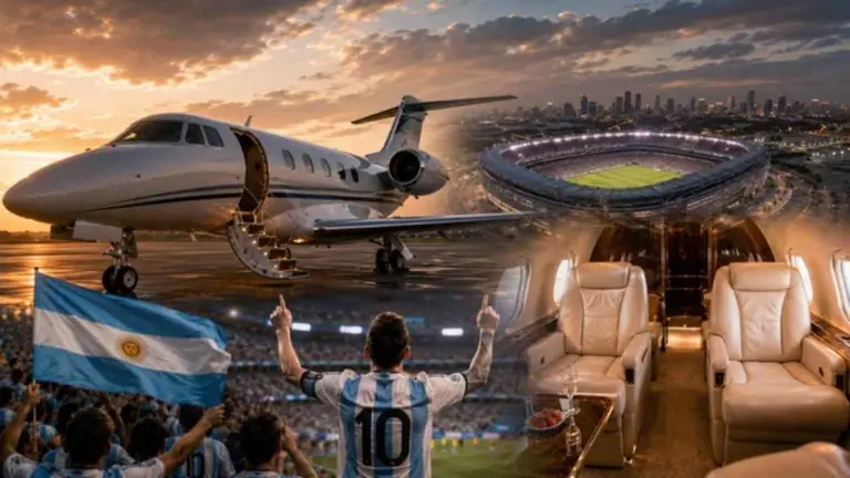 El jet privado de lujo que lleva hinchas argentinos a la final del Mundial desde Buenos Aires por u$s35.000