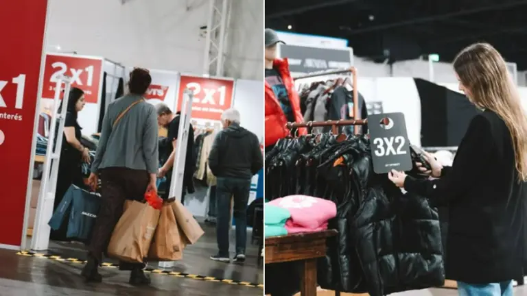 Outlet de marcas top tiene zapatillas, remeras y buzos con 2x1 o hasta 35% de descuento
