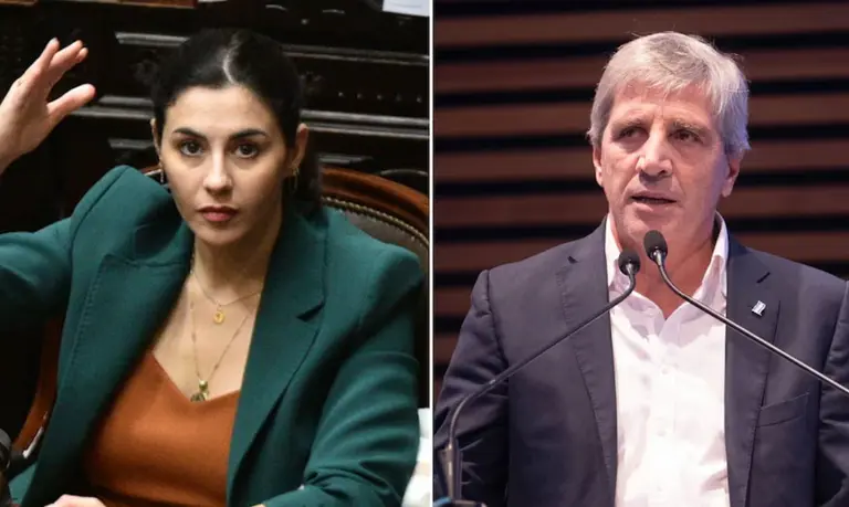 Marcela Pagano y Luis Caputo