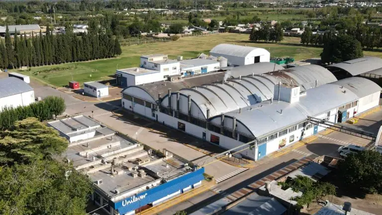 Imagen de la planta de Unilever en Mendoza