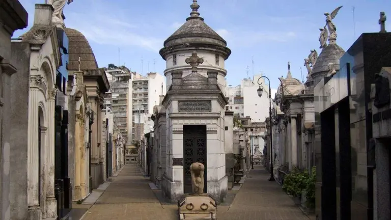Imagen del cementerio de Recoleta, en Buenos Aires