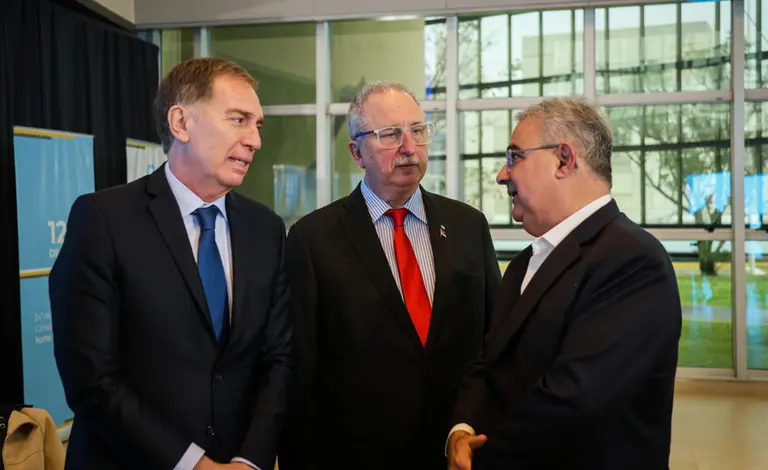 Diego Santilli con gobernadores de Misiones y Catamarca
