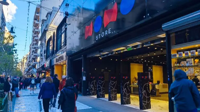 Foto de la calle Florida, con uno de sus locales chinos