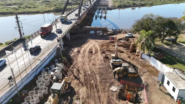 El puente en construcción más largo del país ya tiene un avance de obra de más del 50%