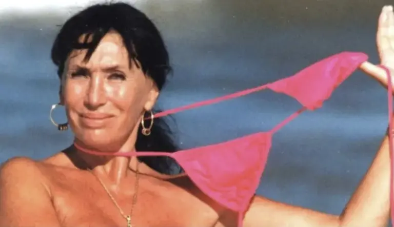Moria Casán en Playa Franka, foto Revista Hola
