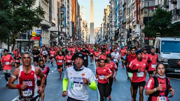 Todos los cortes de tránsito en Capital Federal este fin de semana por la media maratón