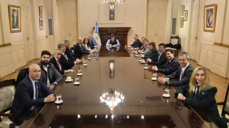 Javier Milei se reunió con el gabinete