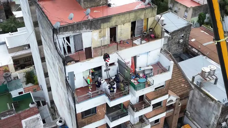 Desalojo récord en Palermo: recuperaron un edificio entero