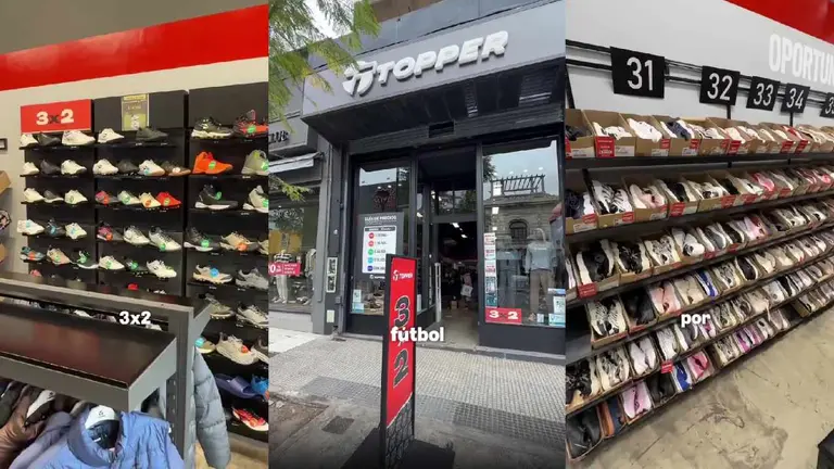 Dónde queda el Outlet de Topper con zapatillas desde $26.600, descuentos en ropa y cuotas