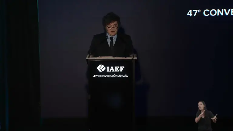 Milei sostuvo que sus medidas nos permiten "avanzar en el reclamo de nuestra soberanía sobre Malvinas"