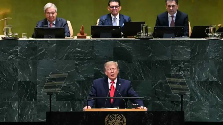 Donald Trump brinda un discurso en la ONU