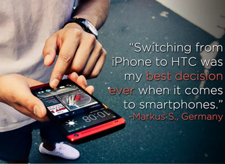 HTC también se burla de los nuevos iPhone C5 y S5 en las redes sociales