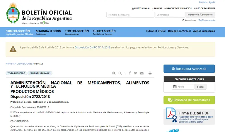 ANMAT prohibió un medicamento clave para los pacientes Esclerosis Múltiple