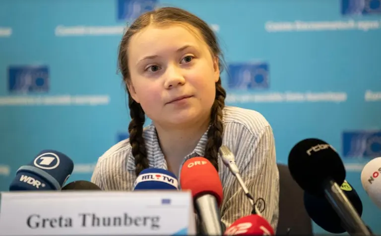 Greta Thunberg conmueve al mundo con sus declaraciones
