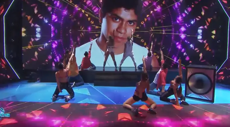 Video: El Polaco y Noelia Marzol homenajearon a Walter Olmos en el  Súper Bailando pero no convencieron al jurado