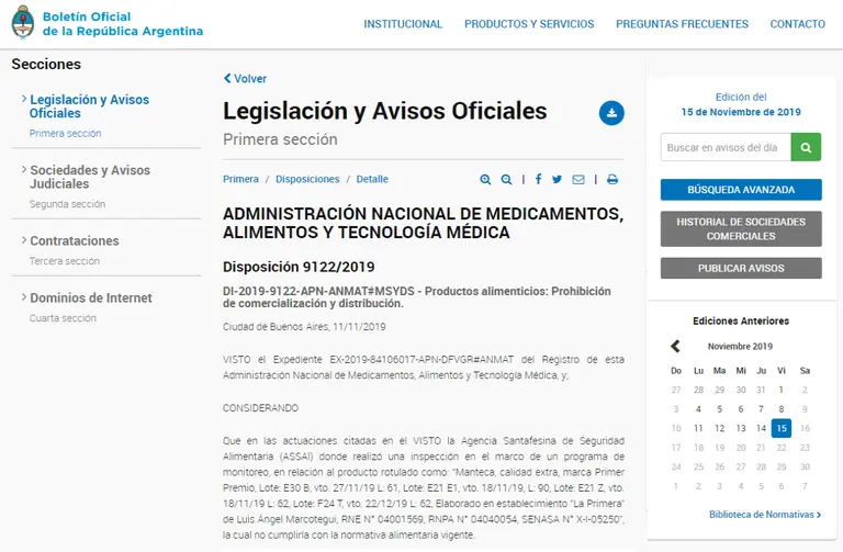 ANMAT prohibió una marca de manteca por errores en su composición