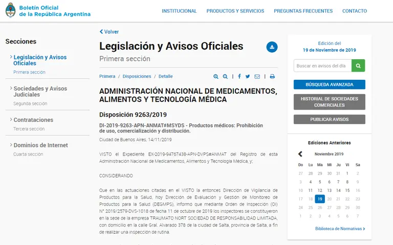 ANMAT, una vez más: prohibió dos productos alimenticios y dos termómetros