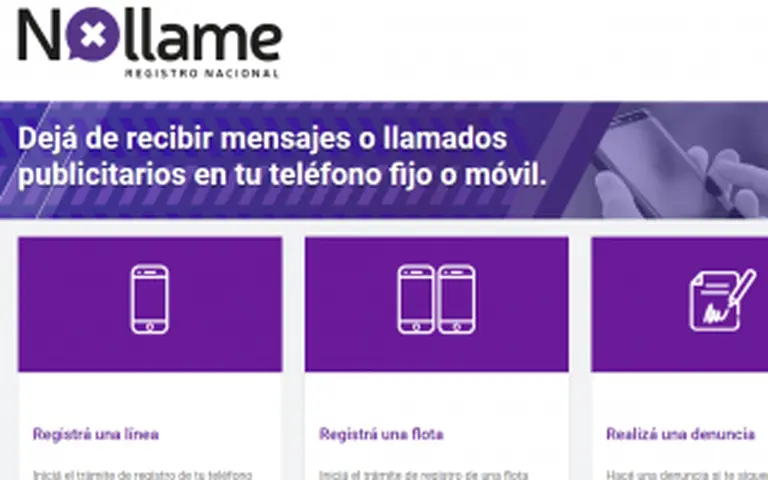 Renuevan el Registro No llame para facilitar las denuncias a través de internet