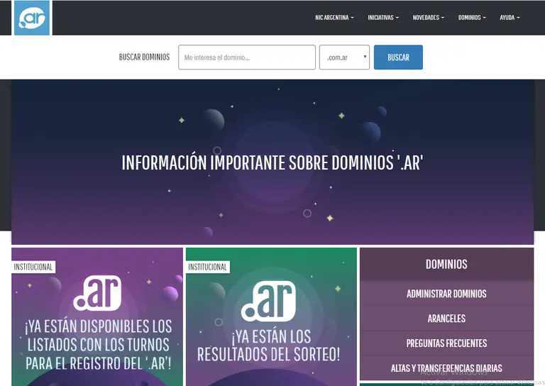 El NIC ultima los detalles del sistema para iniciar la registración de los dominios .AR