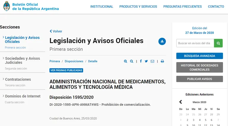 ANMAT prohibió dos productos alimenticios de uso diario: cuáles son