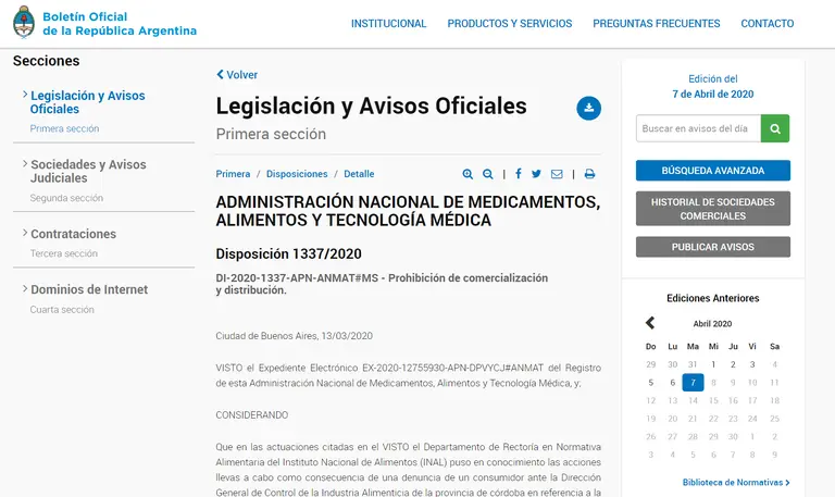 ANMAT prohibió una marca de choclo en grano por estar contaminado