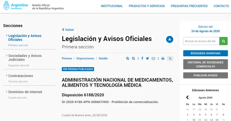 ANMAT prohibió un producto alimenticio: por qué no debés consumirlo