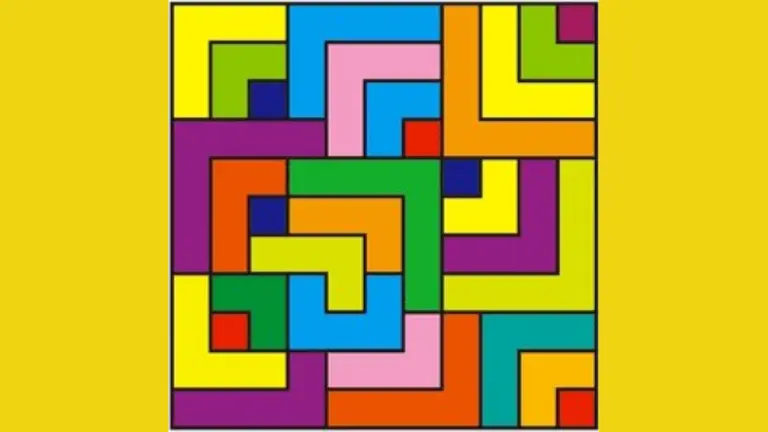 Desafío visual: ¿podés encontrar la cruz en el laberinto de colores?