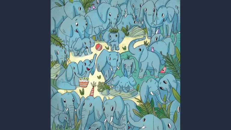 Reto visual: ¿podés encontrar al rinoceronte oculto en menos de 20 segundos?