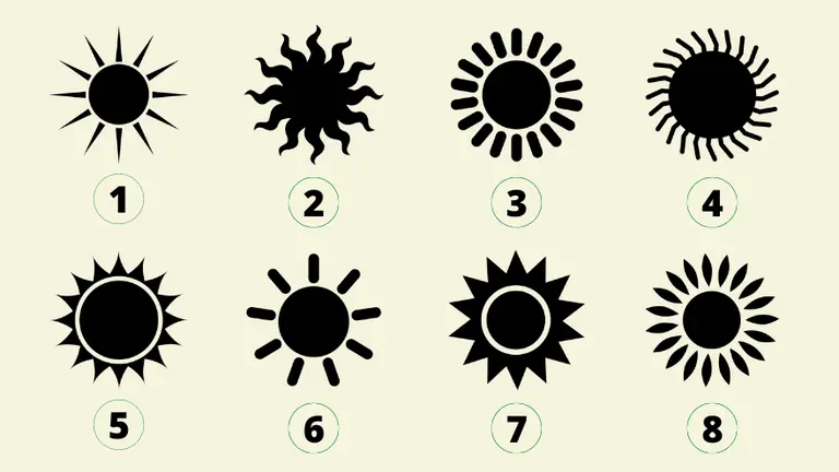 Test del sol: la opción que elijas revela algo oculto sobre tu forma de ser