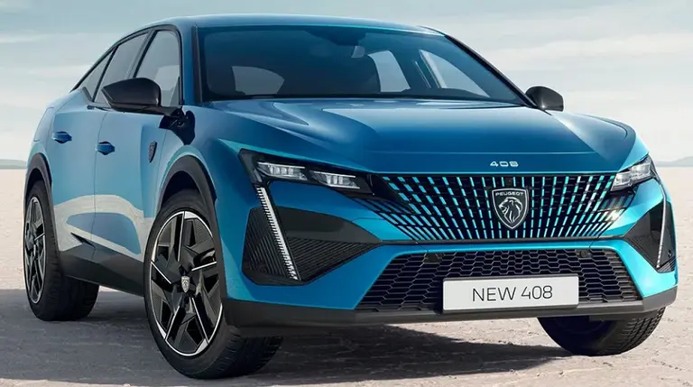 Cambio total para el Peugeot 408: silueta coupé y motor enchufable