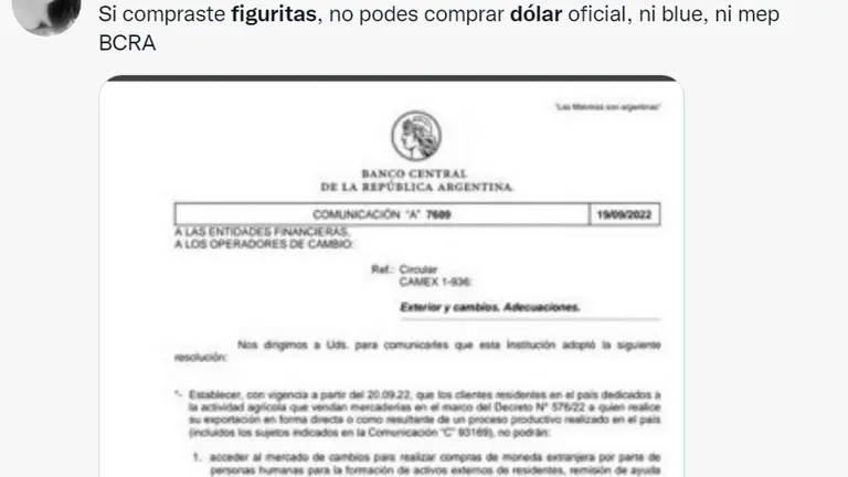 "Quienes compraron figuritas del Mundial no podrán acceder al dólar": los insólitos memes sobre Panini y el cepo que estallan en las redes