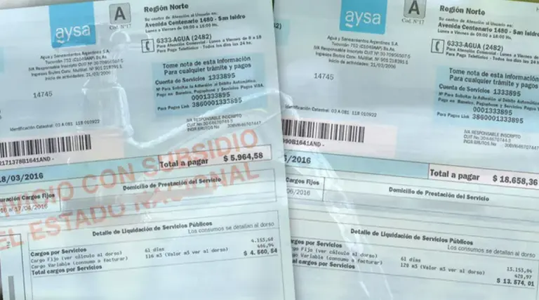 Cuándo caduca una deuda con AySA