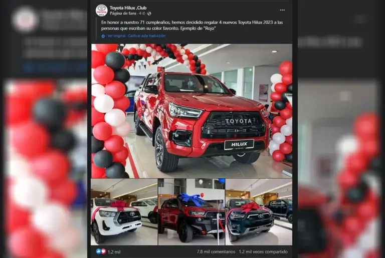 Atención: Toyota alerta por graves estafas en redes sociales